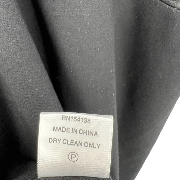 NEW Staud Dolce Long Sleeve Cutout Mini Dress Sz L Black - Picture 11 of 16